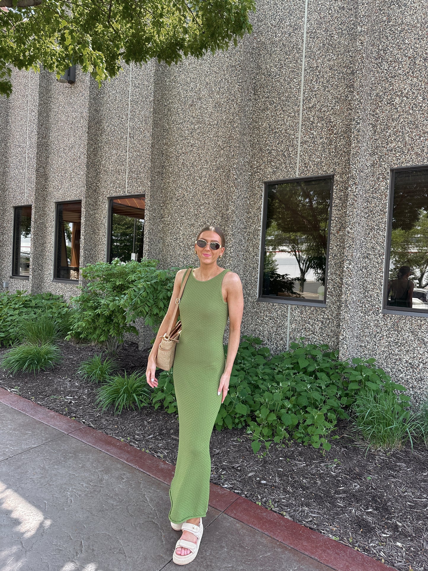 Matcha Knit Dress