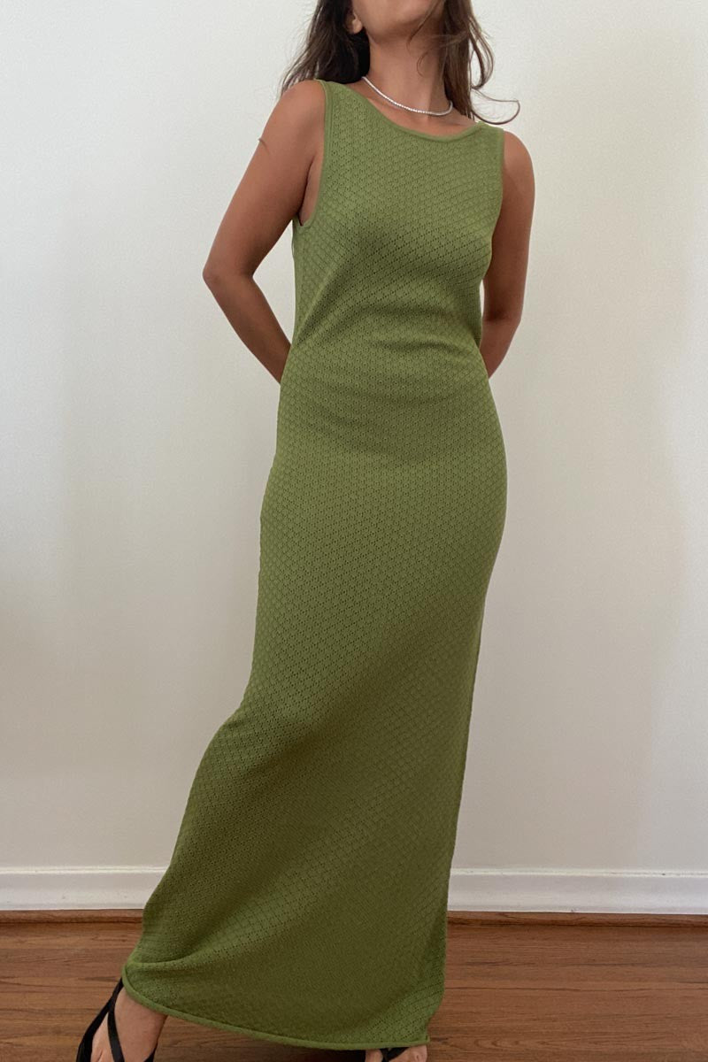 Matcha Knit Dress