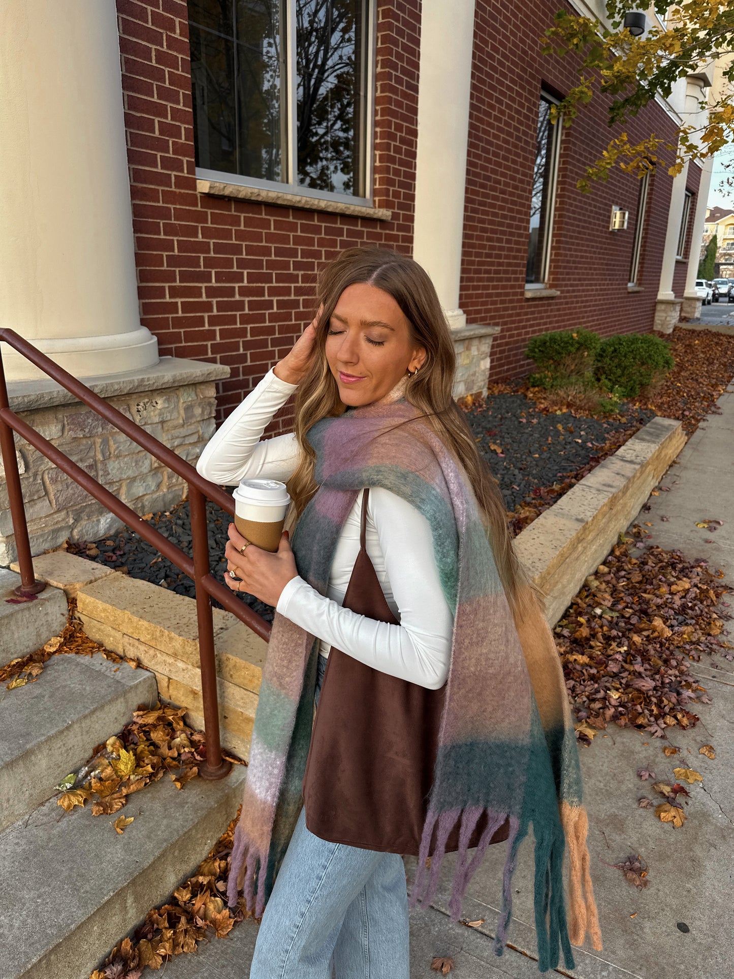 Delphine Scarf - Green