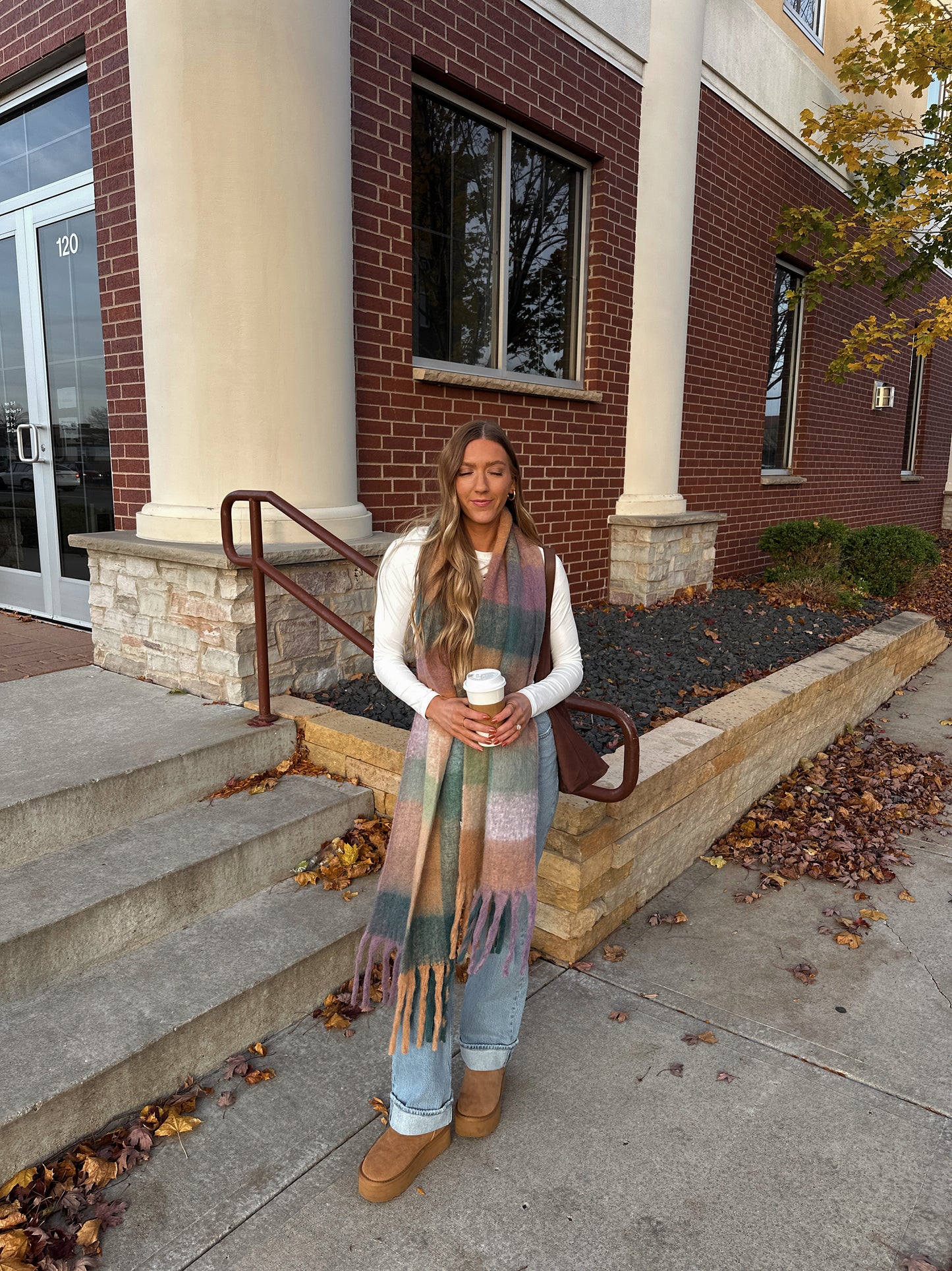 Delphine Scarf - Green