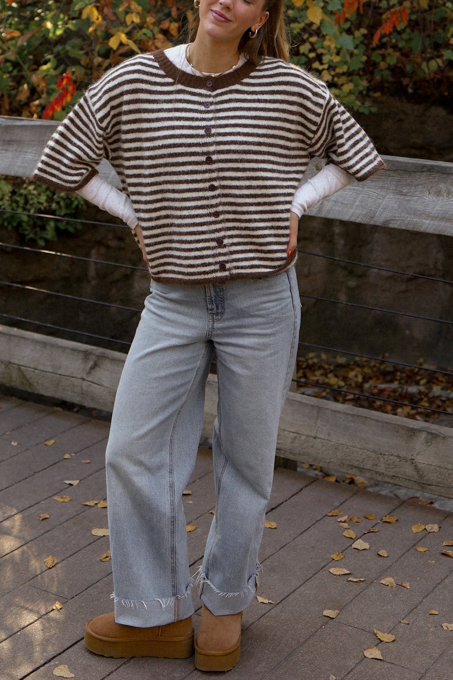 Brielle Cardigan - Striped