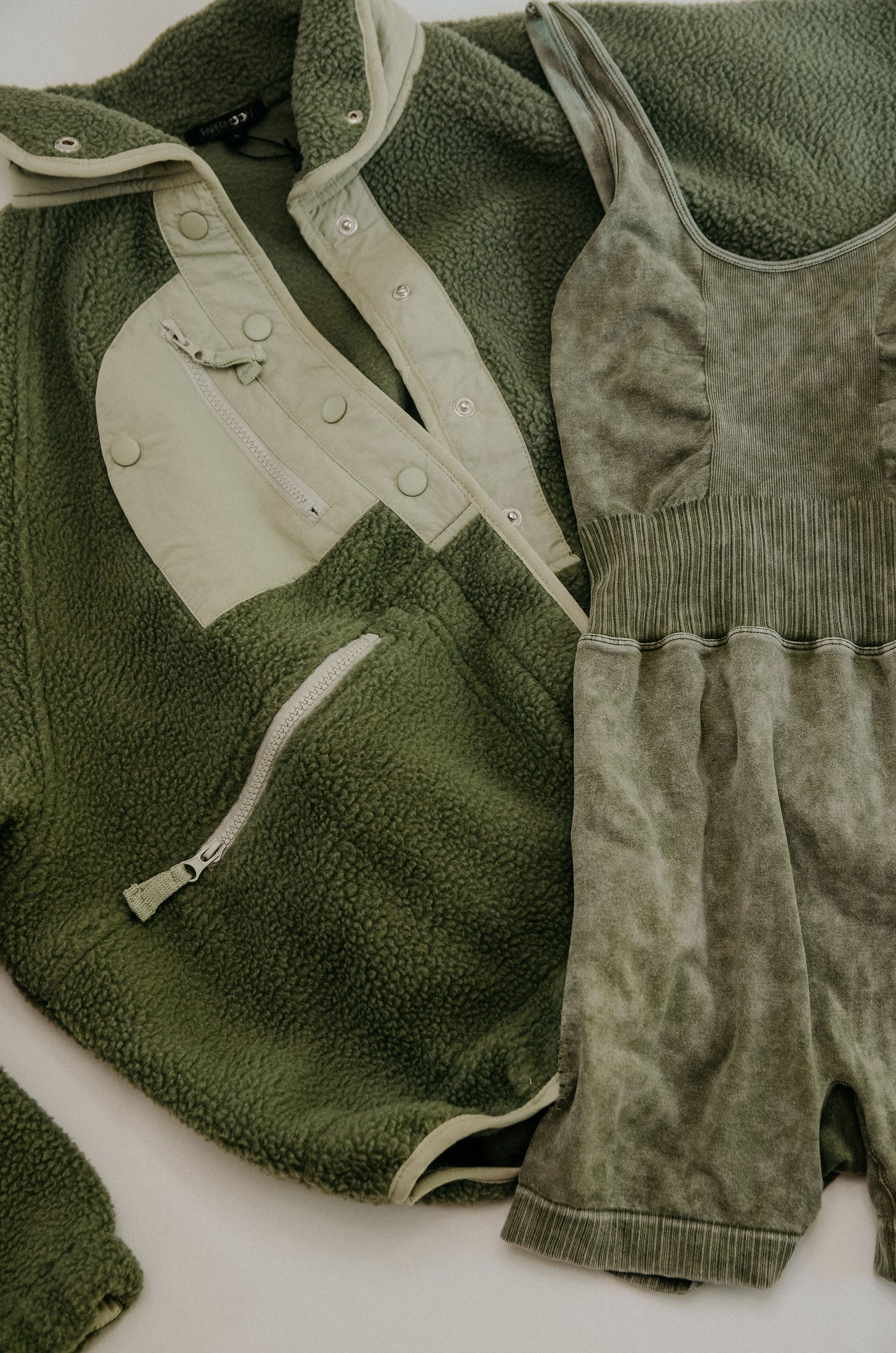 Brynn Romper - Army Green