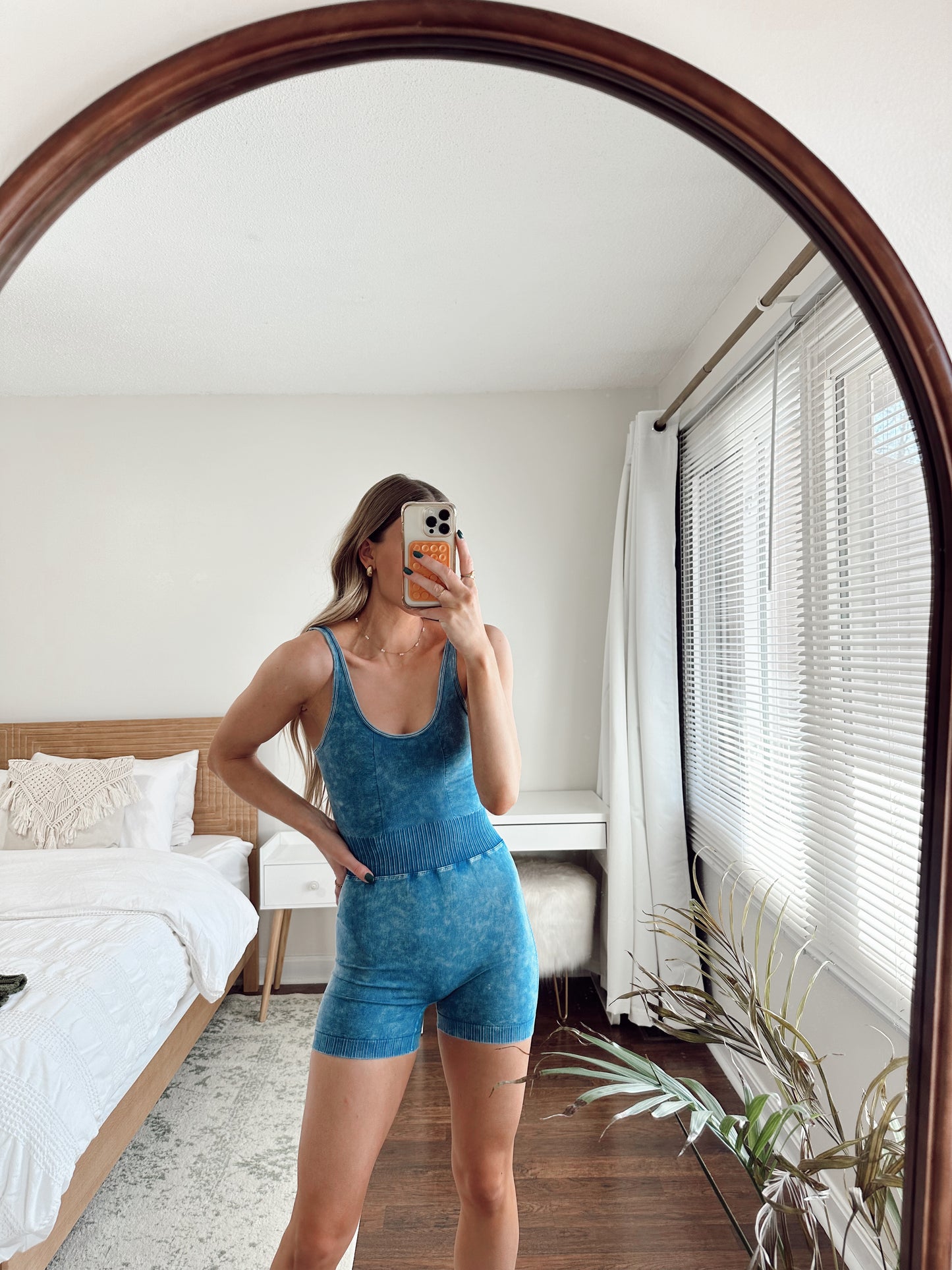 Brynn Romper - Blue