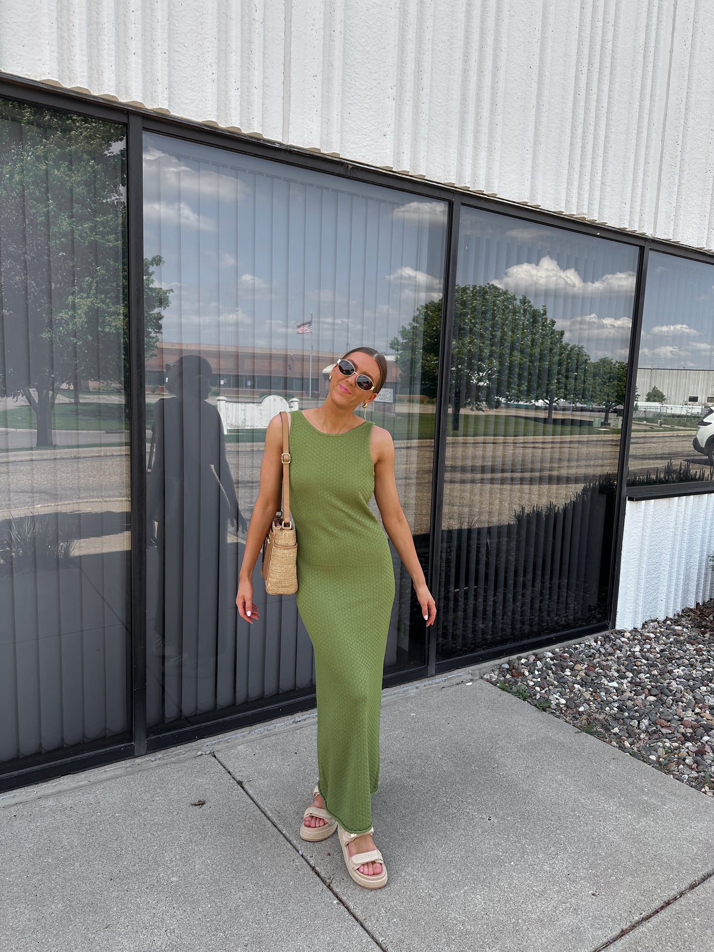 Matcha Knit Dress