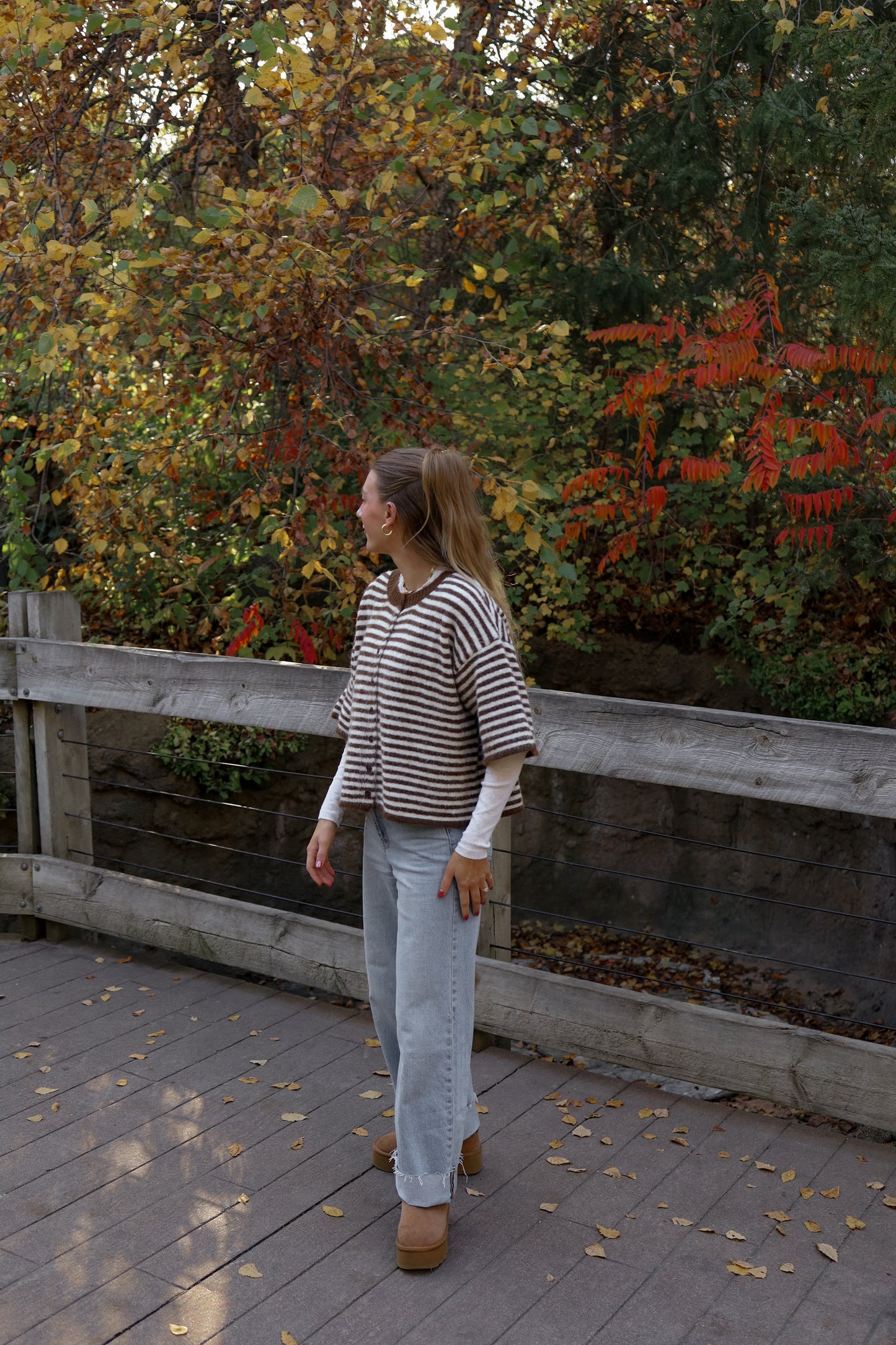 Brielle Cardigan - Striped