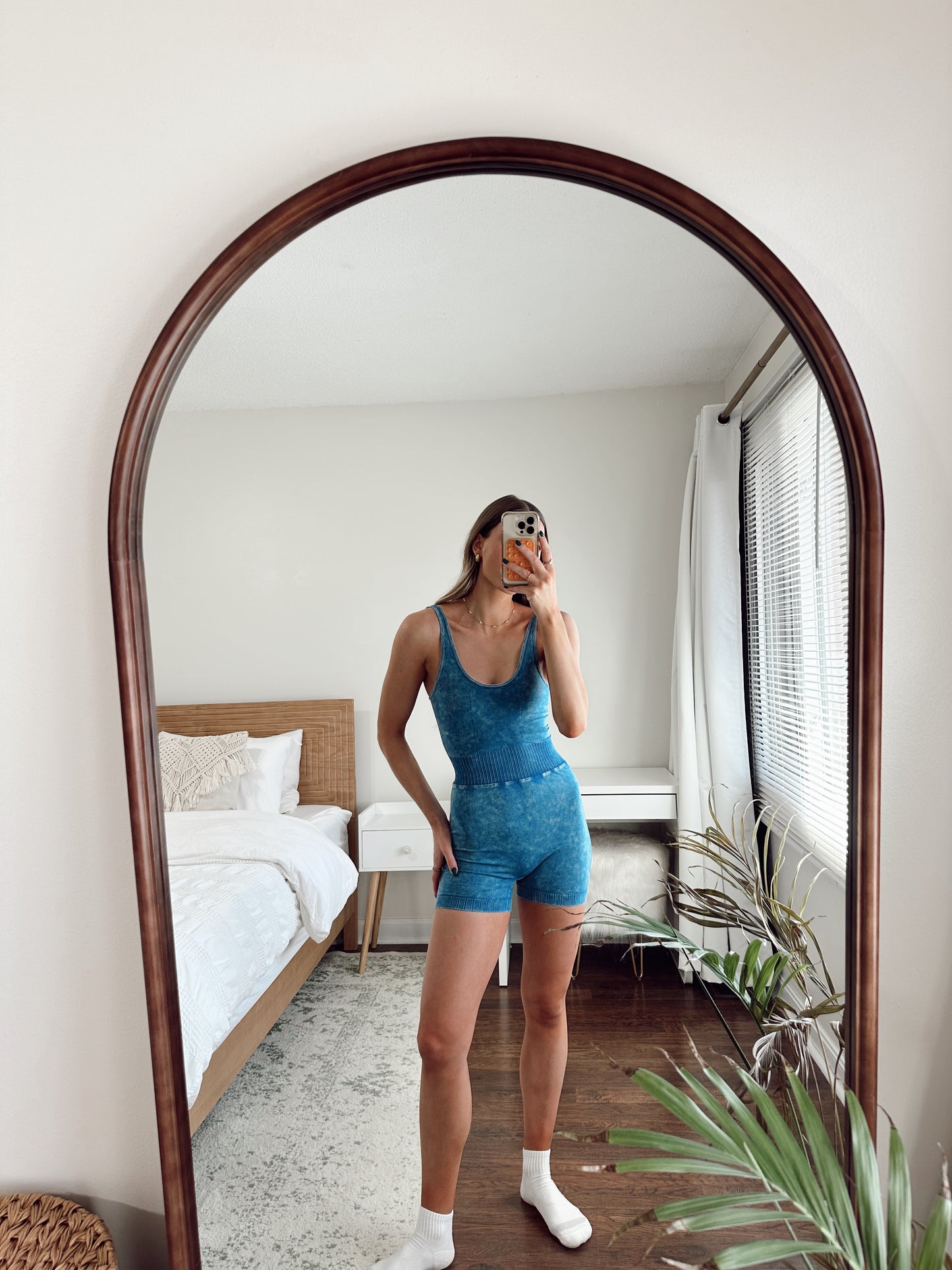 Brynn Romper - Blue