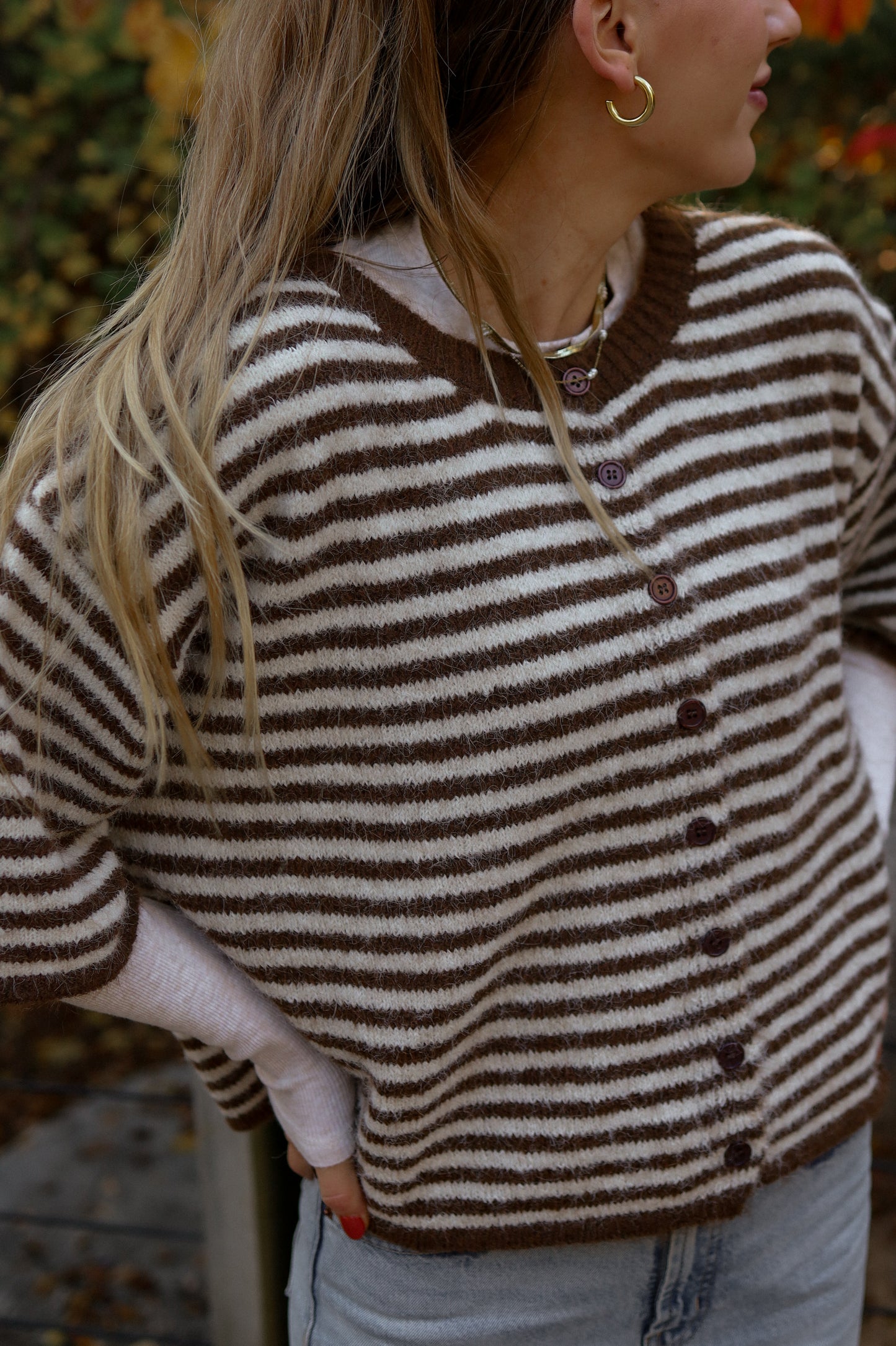 Brielle Cardigan - Striped