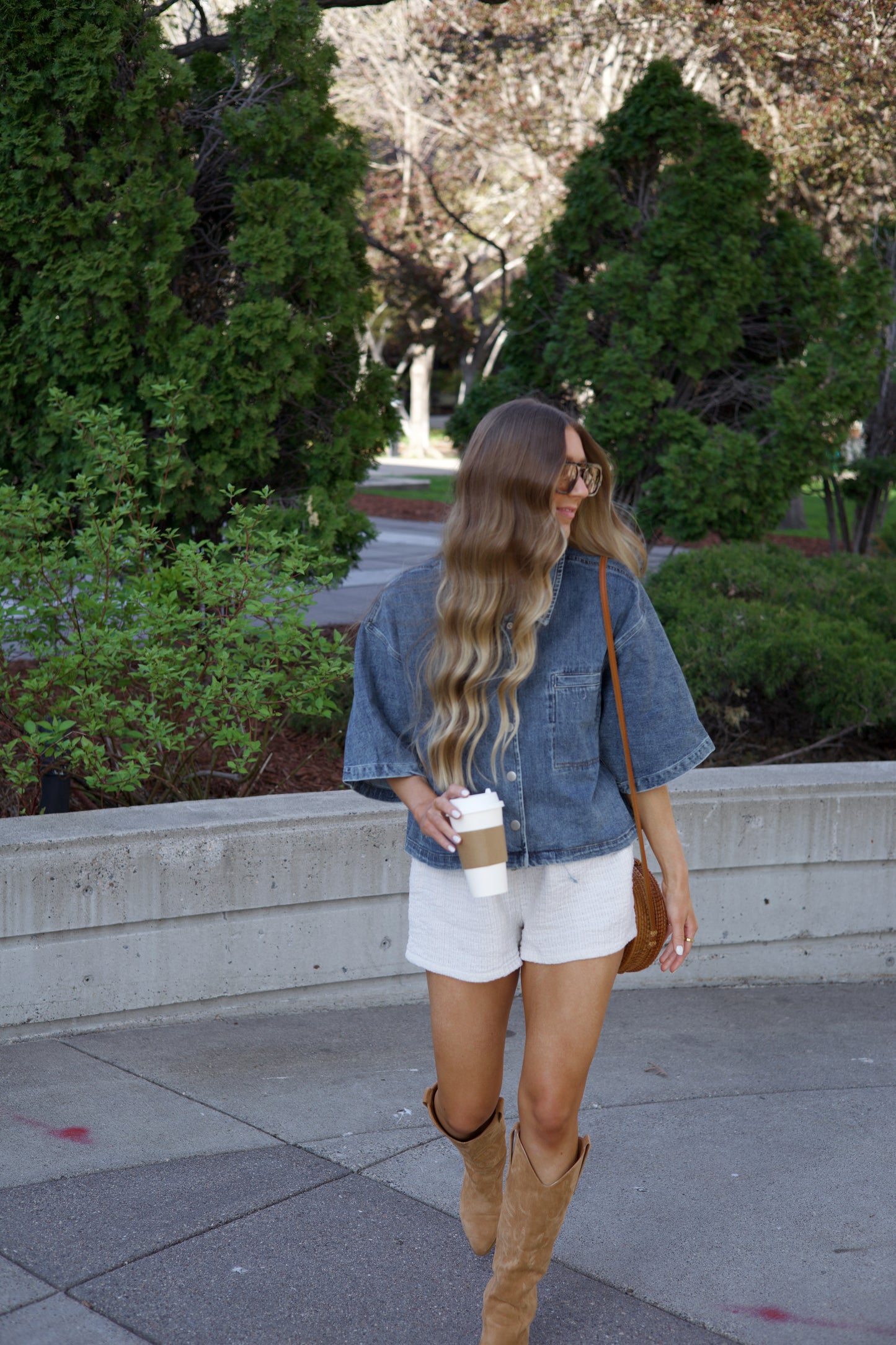 Callahan Denim Top