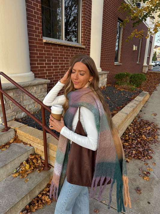 Delphine Scarf - Green