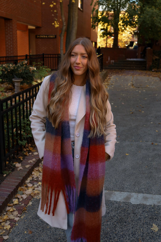 Delphine Scarf - Red (RESTOCK 3)