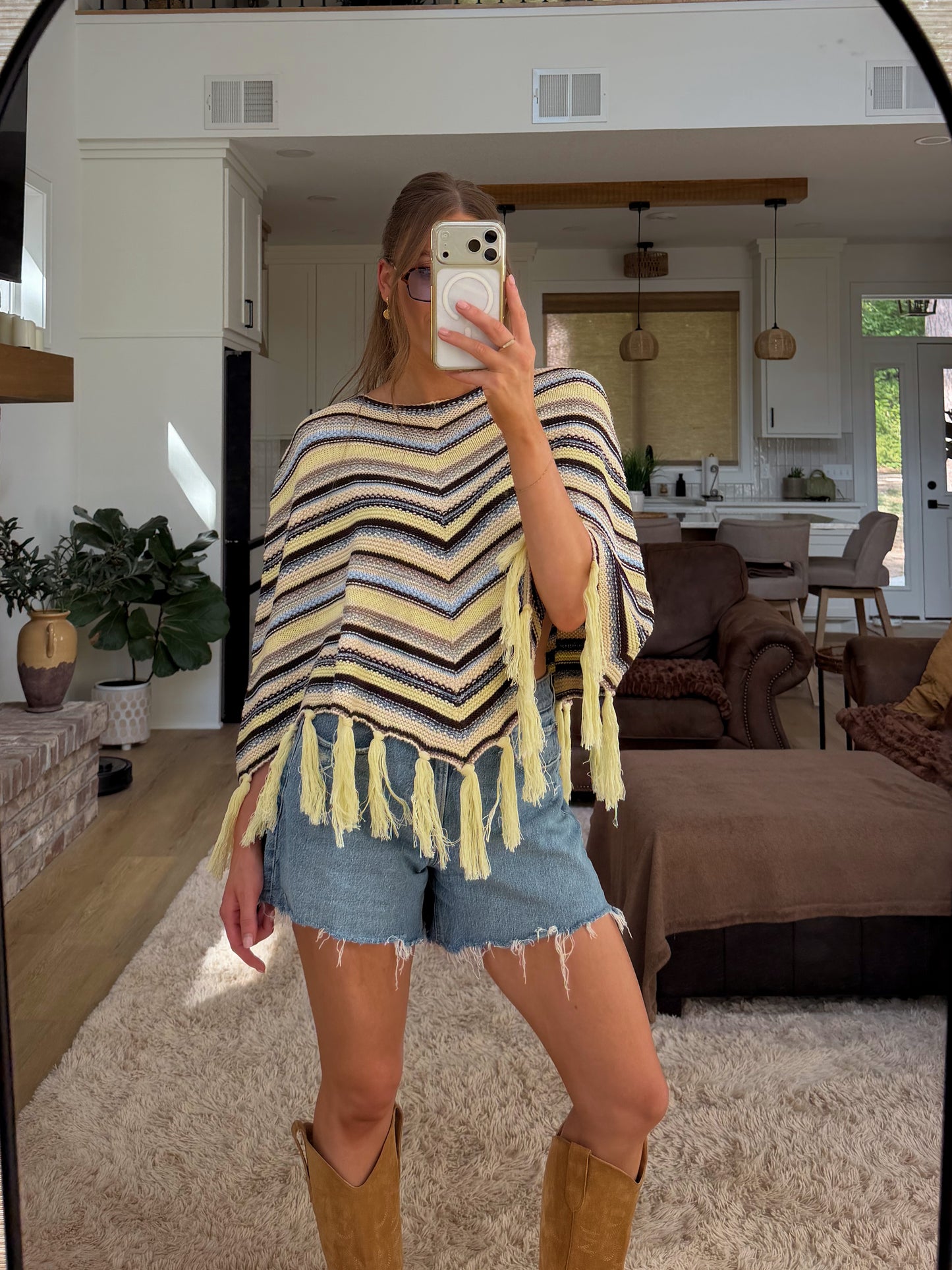 Etta Knit Poncho