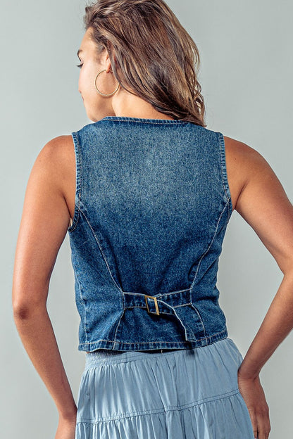 Raven Denim Vest