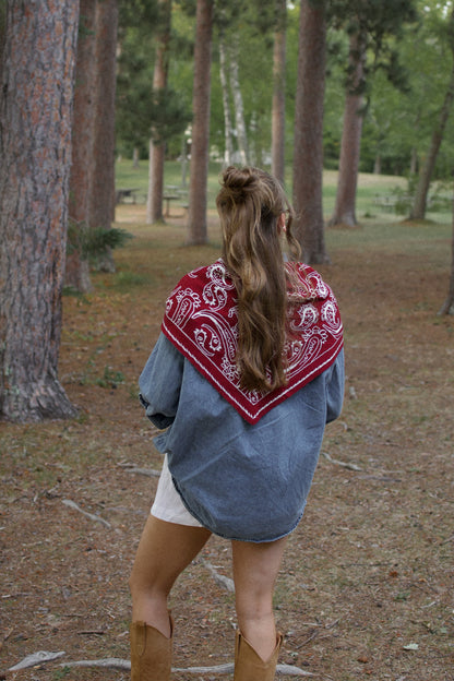 Paisley Knit Scarf (RESTOCKED)