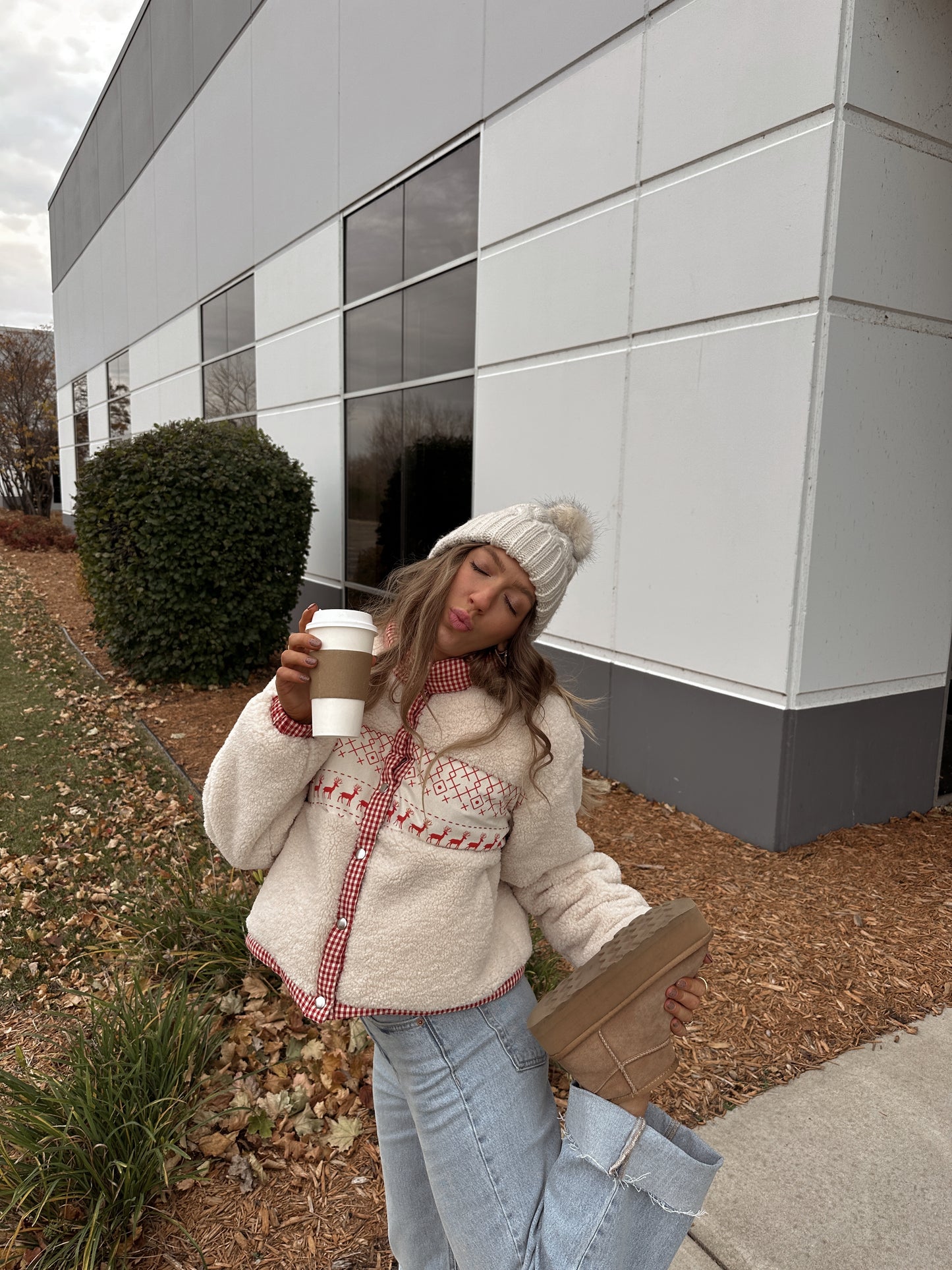 Frosted Sherpa Jacket