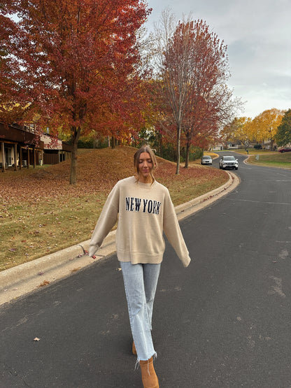 Brooklyn Baby Sweater - Cream