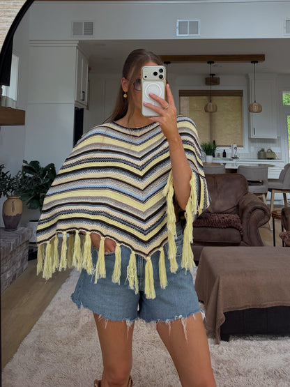 Etta Knit Poncho