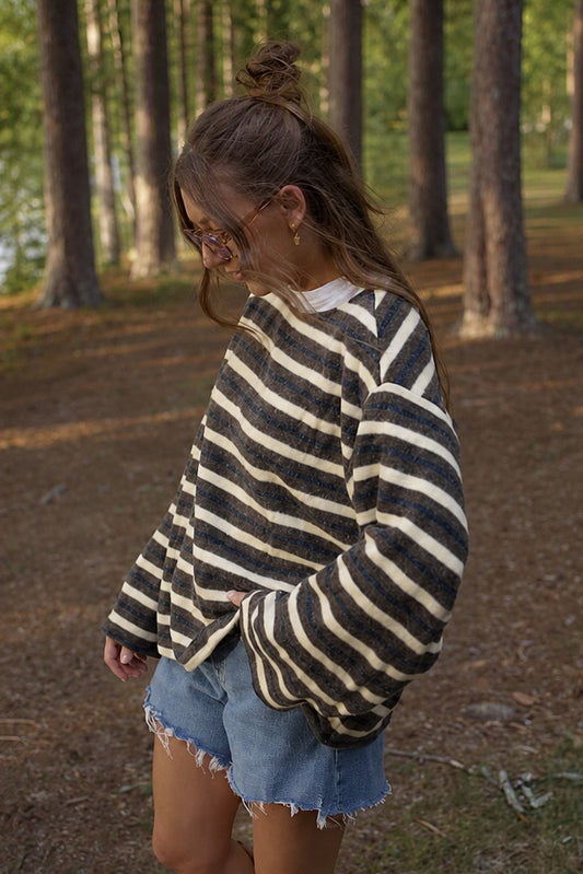 Radley Striped Long Sleeve — Olive