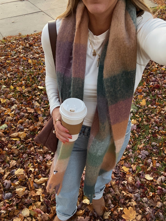Delphine Scarf - Green