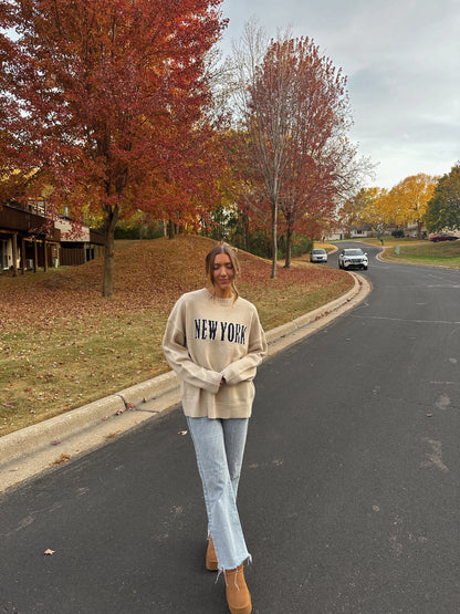 Brooklyn Baby Sweater - Cream