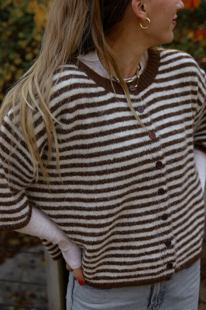 Brielle Cardigan - Striped
