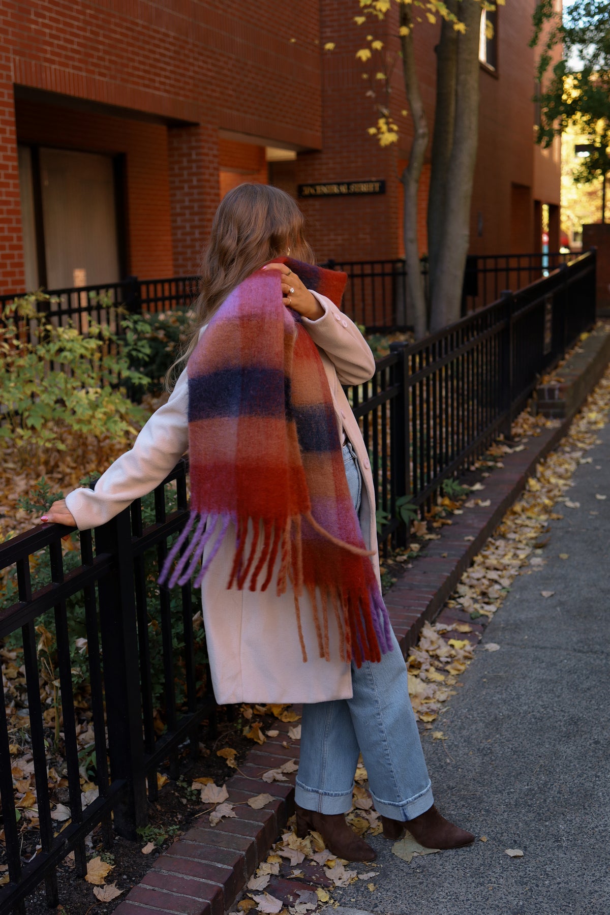 Delphine Scarf - Red (RESTOCK 3)